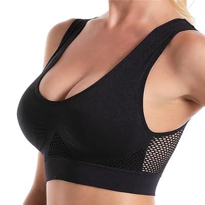 Breathable Cool Liftup Air Bra, Seamless Sports Bra, Plus Size