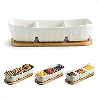 Algopix Similar Product 14 - Miamolo 3 Compartment Condiment Tray