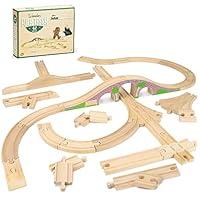 Algopix Similar Product 7 - Conductor Carl Wooden Train Track Set 