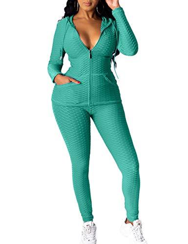 IyMoo Women's Plus Size 2 Piece Outfit - Casual Sleeveless Tank Tunic High  Low Tops Workout Tracksuit Bodycon Pants Set Jumpsuit Rompers Blue XL at   Women's Clothing store
