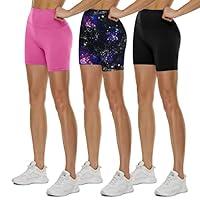 Algopix Similar Product 7 - QGGQDD 3 Pack High Waisted Biker Shorts