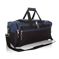 Algopix Similar Product 9 - DALIX 21 Blank Sports Duffle Bag Gym