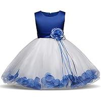 Algopix Similar Product 9 - NNJXD Girl Tutu Flower Petals Bow