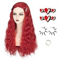 Algopix Similar Product 12 - Miss U Hair Women Long Wavy Red Wig