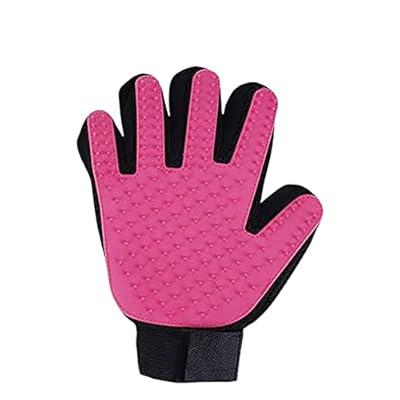 Pet Grooming Glove Cat Dog Silicone Hair Removal Combing Gloves Cleaning  Supply