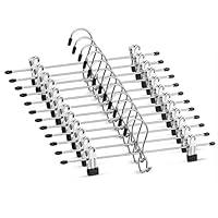 Algopix Similar Product 19 - Zober Metal Skirt Hangers  Pack of 20