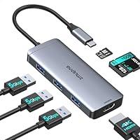Algopix Similar Product 6 - USB C Hub Adapter for MacBook Air USB