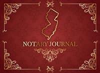 Algopix Similar Product 1 - Notary Journal New Jersey Official