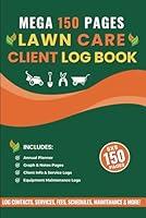 Algopix Similar Product 1 - Lawn Care Client Log Book 150 Pages to