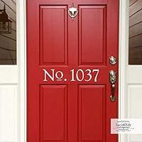 Algopix Similar Product 19 - Back40life  House Number Door Decal
