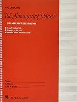 Algopix Similar Product 2 - Guitar Tablature Manuscript Paper 
