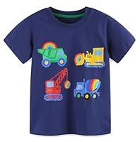 Algopix Similar Product 18 - Toddler Boys Tractor Bulldozer TShirt