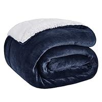 Algopix Similar Product 5 - Bedsure Sherpa Fleece Throw Blanket for