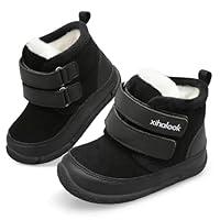 Algopix Similar Product 2 - XIHALOOK Toddler Winter Boots Boys