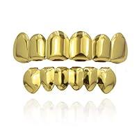 Algopix Similar Product 9 - TOPGRILLZ 18K Gold Plated Hip Hop