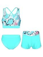 Algopix Similar Product 4 - Yihuimin Girls 3 Piece Tankini Swimsuit