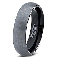 Algopix Similar Product 17 - Tungsten Wedding Band Ring 6mm for Men