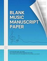 Algopix Similar Product 16 - Blank Music Manuscript Paper 11 staves