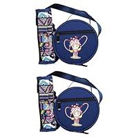 Algopix Similar Product 4 - ERINGOGO 2pcs Sanskrit Drum Bag Tom