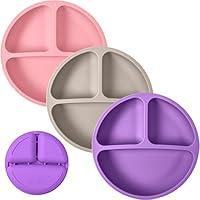 Algopix Similar Product 8 - WeeSprout Silicone Divided Plates No