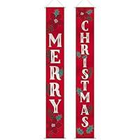 Algopix Similar Product 4 - Merry Christmas Polyester Hanging Flags