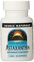 Algopix Similar Product 12 - Source Naturals Astaxanthin 2mg 30