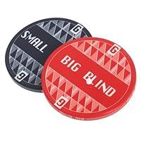 Algopix Similar Product 18 - ORFOFE 2pcs Big and Small Blinds Poker