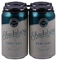 Algopix Similar Product 9 - SHACKSBURY Semi Dry Cider 4pk Cans 12