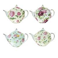 Algopix Similar Product 3 - Gracie China Tea Bag Caddy Holder Set