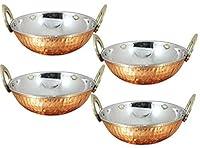 Algopix Similar Product 1 - AVS STORES  Set of 4 Pure Copper