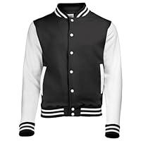 Algopix Similar Product 16 - Awdis Unisex Varsity Jacket S Jet