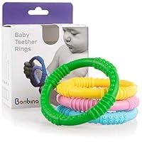 Algopix Similar Product 10 - Bonbino Teether Rings  4 Pack