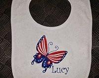 Algopix Similar Product 10 - 4th Of July Personalized Baby Bib One