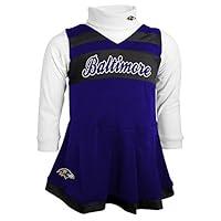Algopix Similar Product 19 - NFL Baltimore Ravens Girls Cheer Jumper