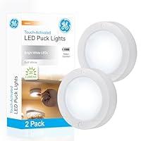 Algopix Similar Product 7 - GE Wireless LED Puck Lights Battery