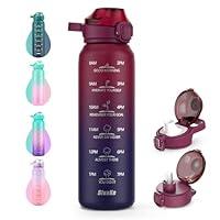 Algopix Similar Product 11 - SLUXKE Insulated Water Bottle 32oz with