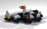 Algopix Similar Product 10 - 4Wheel and 8Wheel Tank Wagons Lego