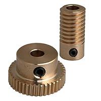 Algopix Similar Product 9 - CNBTR 40T Brass Gear Wheel  5mm Hole
