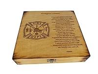 Algopix Similar Product 5 - Firefighter Prayer Keepsake Box 