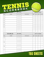 Algopix Similar Product 10 - Tennis Scorebook 150 sheets For Tennis