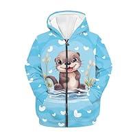 Algopix Similar Product 4 - Sprowallow Cute Otter Girls Fashion