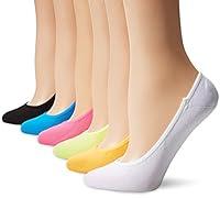 Algopix Similar Product 10 - Hot Sox Womens 6 Pack Solid Invisible