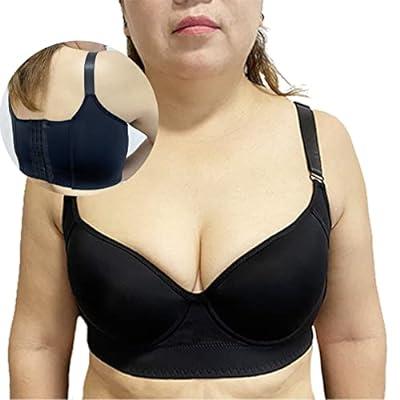Full Back Coverage Bras For Women, Fashion Deep Cup Hide Back Fat Bra With  Shapewear Incorporated Push Up Sports Bras