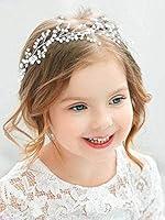 Algopix Similar Product 1 - Yean Babys Breath Hair Piece Wedding