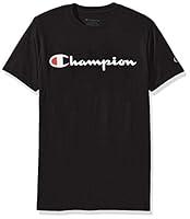 Algopix Similar Product 11 - Champion Mens Classic Jersey Script