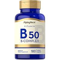Algopix Similar Product 3 - Piping Rock Vitamin B50 Complex  180