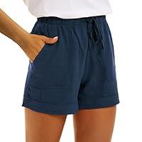 Algopix Similar Product 6 - Casual Shorts for Women Cotton High