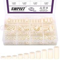 Algopix Similar Product 5 - Swpeet 150Pcs Nylon Round Spacer