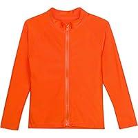 Algopix Similar Product 9 - SwimZip Kids Long Sleeve Zipper Rash