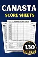 Algopix Similar Product 14 - Canasta Score Sheets 130 Score Chart